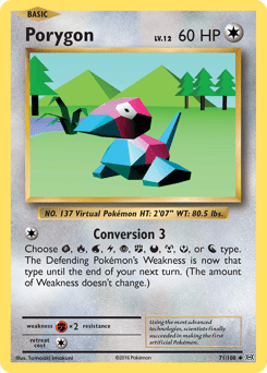 Porygon #71 from Evolutions
