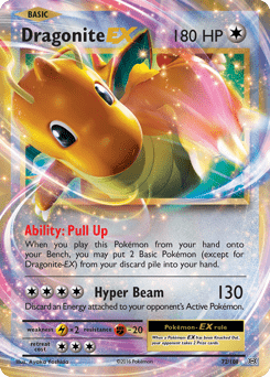Dragonite-EX #72 from Evolutions
