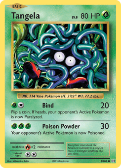 Tangela #8 from Evolutions