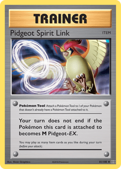 Pidgeot Spirit Link #81 from Evolutions