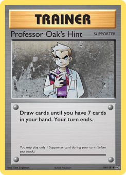 Professor Oak's Hint #84 from Evolutions