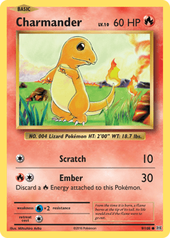 Charmander #9 from Evolutions