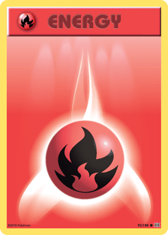 Fire Energy #92 from Evolutions