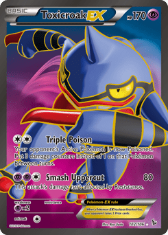 Toxicroak-EX #102 from Flashfire