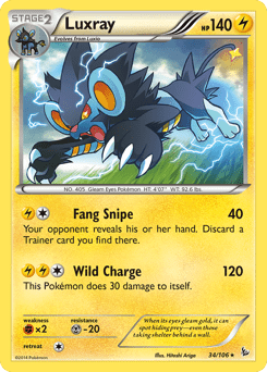 Luxray #34 from Flashfire