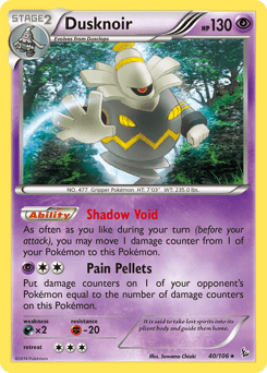 Dusknoir #40 from Flashfire