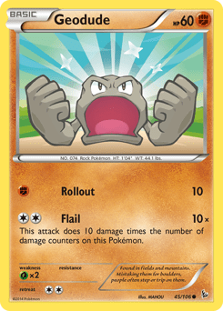 Geodude #45 from Flashfire