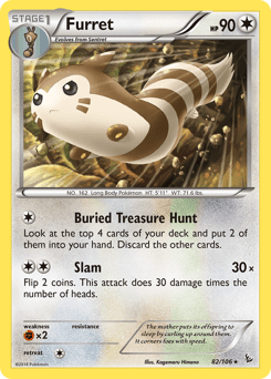 Furret #82 from Flashfire