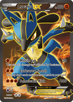 Lucario-EX #107 by Ryo Ueda