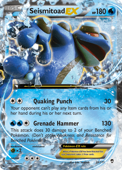 Seismitoad-EX #20 from Furious Fists