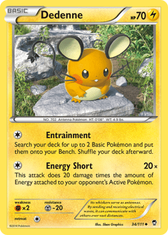 Dedenne #34 from Furious Fists