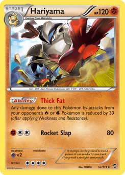 Hariyama #52 from Furious Fists