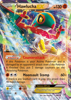 Hawlucha-EX #64 from Furious Fists