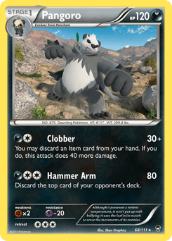 Pangoro #68 from Furious Fists