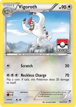 Vigoroth #82 from Furious Fists