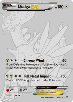 Dialga-EX #122 from Phantom Forces