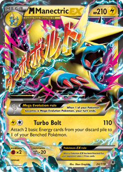 M Manectric-EX #24 from Phantom Forces