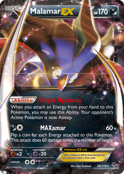 Malamar-EX #58 from Phantom Forces