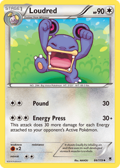 Loudred #84 from Phantom Forces