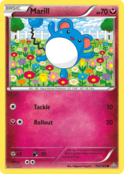 Marill #102 from Primal Clash