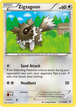 Zigzagoon #111 from Primal Clash