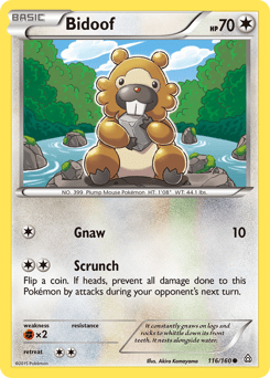 Bidoof #116 from Primal Clash