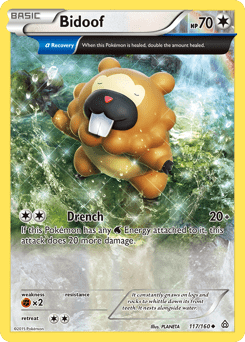 Bidoof #117 from Primal Clash