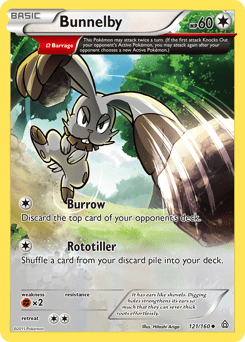 Bunnelby #121 from Primal Clash
