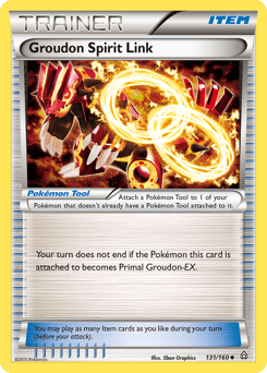 Groudon Spirit Link #131 from Primal Clash