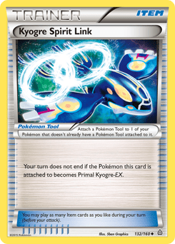 Kyogre Spirit Link #132 from Primal Clash