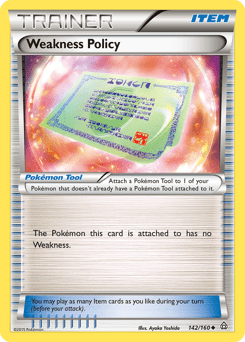 Weakness Policy #142 from Primal Clash