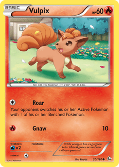 Vulpix #20 from Primal Clash