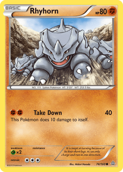 Rhyhorn #74 from Primal Clash