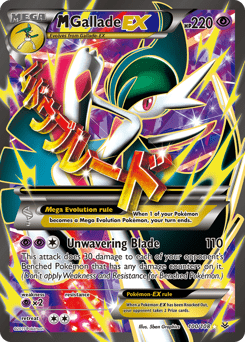 M Gallade-EX #100 from Roaring Skies