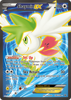 Shaymin-EX #106 from Roaring Skies