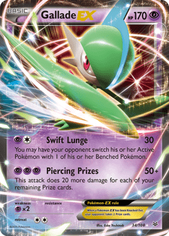 Gallade-EX #34 from Roaring Skies
