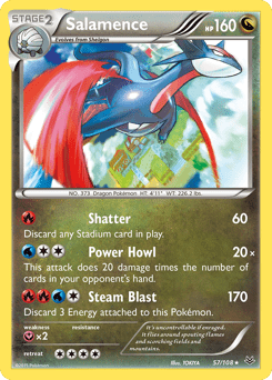 Salamence #57 from Roaring Skies