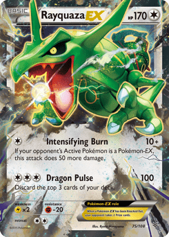 Rayquaza-EX #75 from Roaring Skies