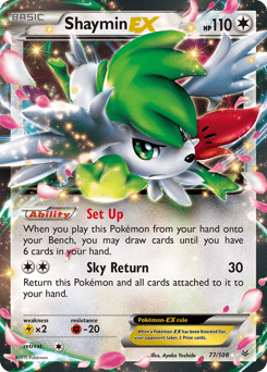 Shaymin-EX #77 from Roaring Skies