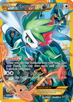 Shaymin-EX #77a from Roaring Skies