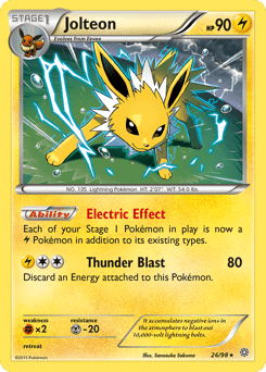 Jolteon #26 from Ancient Origins