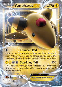 Ampharos-EX #27 from Ancient Origins