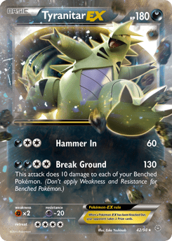 Tyranitar-EX #42 from Ancient Origins