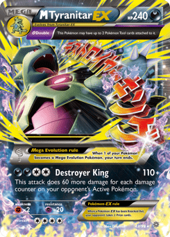 M Tyranitar-EX #43 from Ancient Origins
