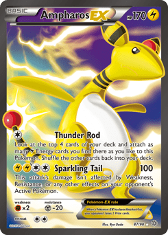 Ampharos-EX #87 from Ancient Origins