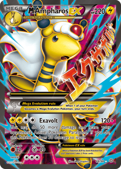 M Ampharos-EX #88 from Ancient Origins