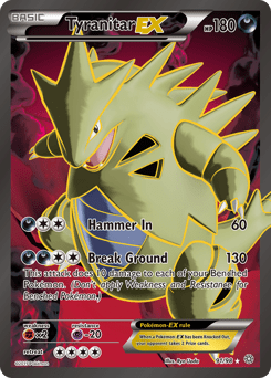 Tyranitar-EX #91 from Ancient Origins