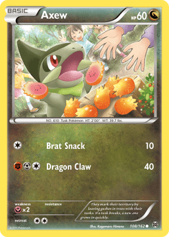 Axew #108 from BREAKthrough
