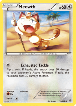 Meowth #114 from BREAKthrough