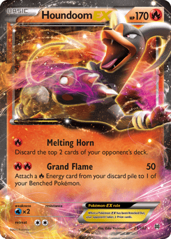 Houndoom-EX #21 from BREAKthrough